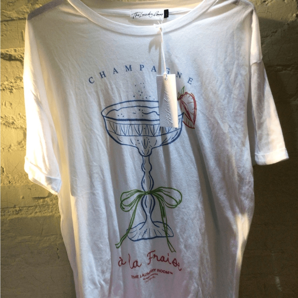 The Laundry Room Champagne tee